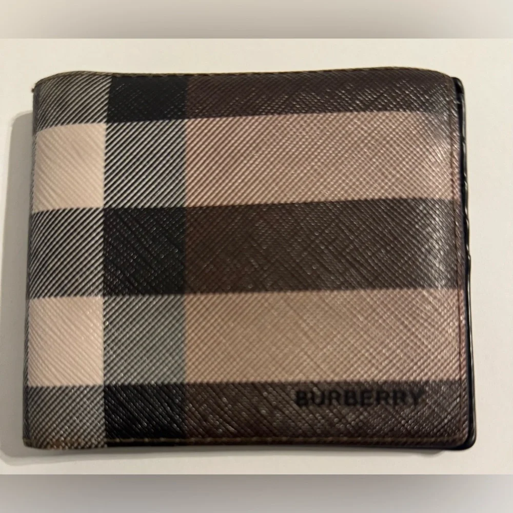 BURBERRY Check Bifold Wallet